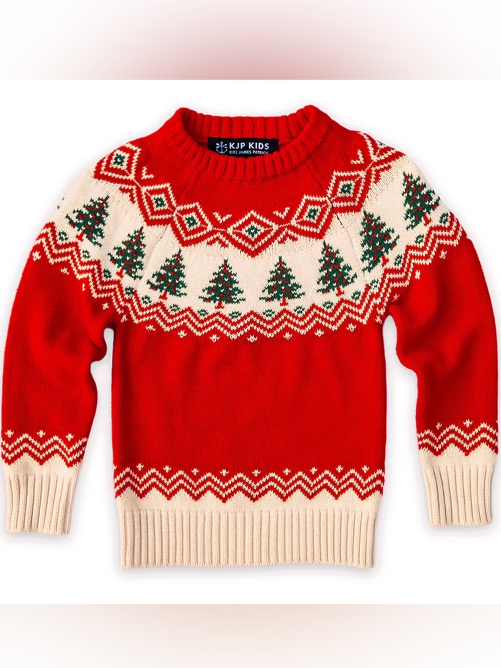 5T Kiel James Patrick Fair Isle Christmas Tree Sweater